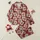 Highland Cow Christmas Pajamas: Retro Stamp Pattern with Santa Hat & Winter Snowflakes Satin Pajamas Set - 1