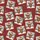 Highland Cow Christmas Pajamas: Retro Stamp Pattern with Santa Hat & Winter Snowflakes Satin Pajamas Set - 2