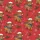 Cute Farmhouse Christmas Highland Cow PNG: Funny Watercolor Santa Hat & Lights Digital Design Satin Pajamas Set - 2