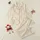 Spring Lounge V-Neck Ribbed Set: Subtle Beige Geometric Grid Pattern - Straight Leg Pajamas Satin Pajamas Set - 1