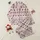 Women's Folkloric Fair Isle Christmas Pajamas: Reindeer Snowflake Long Sleeve Button-Front (White/Red) Satin Pajamas Set - 1
