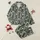 Panda Lover's Loungewear: Adorable Cartoon Panda Faces & Sage Green Bamboo Sleep Set Satin Pajamas Set - 1