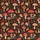 Mushroom Lover's Whimsical Forest Fungi Pattern Low Top Canvas Shoes Satin Pajamas Set - 2