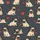 Pug Lover: Charming Cartoon Pugs, Red Bows & Hearts Pattern - Canvas Low Top Sneakers Satin Pajamas Set - 2
