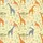 Giraffe Lovers' Whimsical Savanna Playful Giraffe Print Sleep Set Satin Pajamas Set - 2