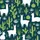 Llama Lover's Personalized Teal Cactus Bloom & Playful Llama All-Over Pattern Pajamas Satin Pajamas Set - 2