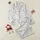 Bridal Personalized Name & Date Wedding Ring Script Canvas Platform Low Top Sneakers Satin Pajamas Set - 1