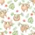 Personalized Sloth Lover Pajamas: Playful Watercolor Tropical Leaf Sleep Set for Family Satin Pajamas Set - 2