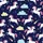 Kids Youth Adult Whimsical Unicorn Pajamas: Navy Night Sky Star Pattern Sleep Set Satin Pajamas Set - 2