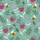 Women's & Kids' Honeybee Pajamas: Teal Floral Print with Magenta & Lavender Botanicals Satin Pajamas Set - 2