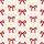 Children's Nutcracker Clara: Hand-Drawn Red Bow & Stitch Soft Knit Loungewear Satin Pajamas Set - 2