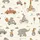 Toddler Bamboo Cotton Pajamas: Whimsical Animal Highway Design - Long Sleeve Sleep Set Satin Pajamas Set - 4