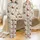 Horse Girl Women's Western Pajamas: Realistic Horses Sunflowers Cowboy Boots Distressed Text Print – Polyester Spandex Sleep Set Satin Pajamas Set - 1