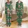 Fisherman Bass Angler Christmas Pajamas: Merry Fishmas Santa & Bass Pattern Sleepwear Satin Pajamas Set - 1