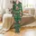 Fisherman Bass Angler Christmas Pajamas: Merry Fishmas Santa & Bass Pattern Sleepwear Satin Pajamas Set - 2