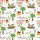 Family Christmas Cruise 2025 Personalized Pajamas: Santa Hat Ship & Palm Tree Pattern Satin Pajamas Set - 4