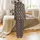 Personalized Family Christmas: Elegant Interlocking Script Name Pattern – Burgundy Emerald Polyester Sleep Set Satin Pajamas Set - 3