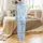 Literary Fan Pride & Prejudice Satin Sleep Set: Regency Houses, Botanical Vines & Whimsical Animals Satin Pajamas Set - 3