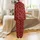Family Celebrations Traditional Rustic Red Black Buffalo Plaid Pine Branches Berries Snowflake Graphic Satin Pajamas Set - 3