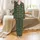 Expecting Parents Christmas Gingerbread Baby Reveal All-Over Pattern Festive Design Kid Satin Pajamas Set - 2