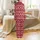 Family Matching Christmas Pajamas: Nordic Red White Polar Bear Snowflake Cotton Holiday Set Satin Pajamas Set - 3