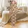 Personalized Pet Photo Pajamas: Custom Dog & Cat Name Portrait Pattern, Soft Brushed Polyester Sleepwear Satin Pajamas Set - 2
