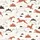Dog Lovers' Whimsical Whippet Geometric Dino Spike Muted Red-Brown Espresso Pattern Satin Pajamas Set - 4
