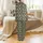 Adult Flannel Pajama Pants: Abstract Organic Camouflage Design with Deep Pockets Satin Pajamas Set - 3