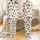 Family Farm Holiday Sleepwear: Merry Chickmas Chicken & Rooster All-Over Print - Polyester Spandex Set Satin Pajamas Set - 1