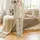 Bridal Party Satin Sleep Set: Bow Tie Tank with Organic Botanical Pattern Kid Satin Pajamas Set - 2