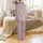 Bridesmaid & Bride Silky Satin Pajamas: Removable Feather Cuff Sleep Set - Luxurious Wedding PJs Satin Pajamas Set - 3