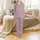 Bridesmaid & Bride Silky Satin Pajamas: Removable Feather Cuff Sleep Set - Luxurious Wedding PJs Satin Pajamas Set - 2
