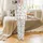 Women's Goldendoodle Labradoodle Pajamas: Playful Beige Doodle Dog Print - Soft Polycotton Shorts Set Satin Pajamas Set - 2