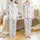 Toddler 2T-3T Pajamas: Whimsical Hand-Drawn Celestial Moons, Bears & Stars for Secure Crib Sleep Satin Pajamas Set - 1
