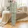 Bridesmaid & Bridal Party Personalized Sage Green Rose Print Satin Long Sleeve Pants Pajamas Set Satin Pajamas Set - 2