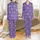Newborn Toddler Purple Satin Pajamas: Elegant White Floral Medallion Pattern - Birthday Sleep Set Satin Pajamas Set - 1