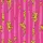 Indian Cotton Women's Fuchsia Pink Hand Block Print Tiger Stripe Pajamas Set Satin Pajamas Set - 4