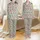 Women's Hand Block Printed Coral Red Bellflower Teal Leaf Pure Cotton Sleepwear Set Satin Pajamas Set - 1