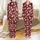 Matching Family Personalized 2025 Christmas Buffalo Plaid Deer & Pine Holiday Sleepwear Satin Pajamas Set - 1