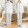 Sighthound Dog Pajama Pattern: Pastel Watercolor Whippet Greyhound Silhouette Satin Pajamas Set - 1
