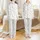 14.5 Inch Doll Retro Chatty Sweet Floral Teddy Bear Pajamas Set Satin Pajamas Set - 1