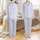 Bridal Party Satin Pajamas: Hand-Drawn Lavender Vine Blossom Sleep Set Kid Satin Pajamas Set - 1