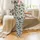 Adult Unisex Custom Face Pajamas: Cute Hedgehog Autumn Woodland Print - Soft Stretch Sleepwear Satin Pajamas Set - 2