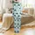 Baby's Cartoon Farm Tractor Light Blue All-Over Print Jersey Cotton Comfortwear Sizes 62-116 Satin Pajamas Set - 3