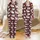 Women's Digital Pajama Sewing Pattern: Buffalo Plaid Bunny Bear Loungewear & Sleepwear Satin Pajamas Set - 1