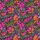 Women's Indian Floral Hand Block Print Cotton Pajama Set: Vibrant Abstract Botanical Nightwear Satin Pajamas Set - 4