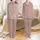 Kids & Boy's Toddler Pajamas: Dusty Rose Organic Shapes Pattern - Beginner Sewing Guide Satin Pajamas Set - 1