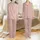 Bridesmaid Pajamas: Muted Rose Filigree Floral Modal Sleep Shorts Set Satin Short-Sleeve Pajamas Set - 1
