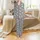 Vizsla Dog Large Size PDF Downloadable Pajamas Sewing Pattern - A4 Letter Poster Print Satin Pajamas Set - 2