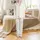 Cozy Loungers' Intricate Cream Cable Knit & Scattered Red Cherry Print Fleece Sleep Set Satin Pajamas Set - 2